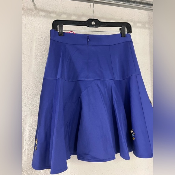 Elegant Purple Flared Skirt - Picture 6 of 6